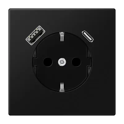 Zdjęcie produktu dla JUNG LS1520-15CASWM, Typu F, Plastik, IP20, 16 A, 50/60 Hz, 5 V