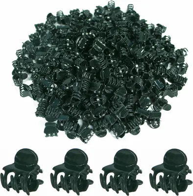 Imagen del producto de Clips de plástico para plantas, 200 unidades, con una abertura de 2 cm, ideales para plantas trepadoras