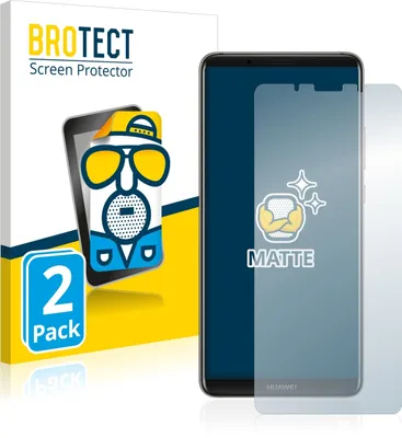 Produktbild von 2x BROTECT Schutzfolie für Huawei Mate 10 Pro Displayschutz Displayschutzfolie Folie Matt Entspiegelungsfolie