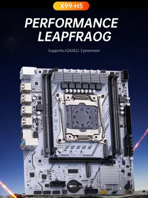 QIYIDA X99 Motherboard mit LGA2011-3 DDR4 REG ECC RAM PCI 16x NVME M.2 SATA x99 H5 XEON V4 und V5 kompatibel (Server und Desktop)