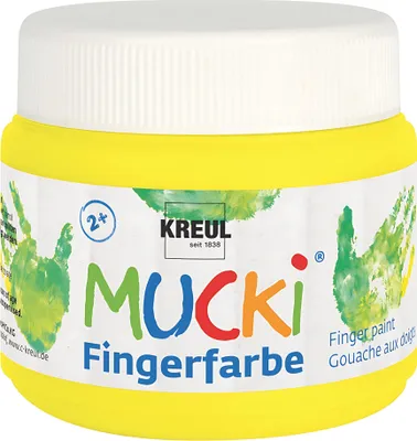 Image de Kreul 23126 Finger Paint Squeaky Yellow 150 ml 1 pc