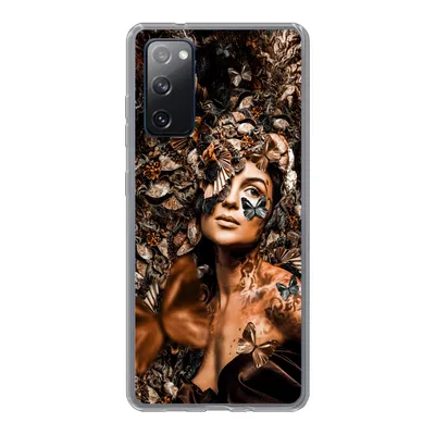 Produktbild von MuchoWow® Handyhülle Schutzhülle Hülle für Samsung Galaxy S20 FE Luxus - Frau - Collage Silikon Softcase Handy Hülle - Abdeckung
