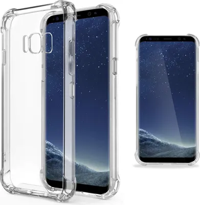 Produktbild von Hülle für Samsung Galaxy S8 - Stoßfeste Transparent Handyhülle Kratzfest Schutzhülle Ultra Dünn Phonillico®