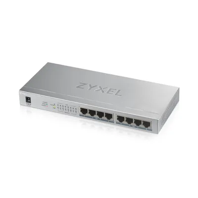 Image de Zyxel GS1008HP - Commutateur - 8 x 10/100/1000 (PoE+) - Ordinateur de bureau, montage mural - PoE+ (60 W) (GS1008HP-EU0101F)