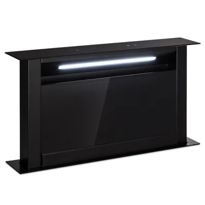 Produktbild von Klarstein Downdraft-Dunstabzugshaube 90cm, versenkbare Abluft/Umluft-Dunstabzugshaube, 714 m³/h mit Boost-Modus, 8 Modi, LED-Licht, Timer, leise, ohne Rohr, Schwarz 60 cm