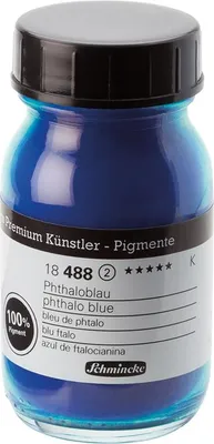 Produktbild von Schmincke 100ml Pigmente Phthaloblau Pigmente 18 488 055