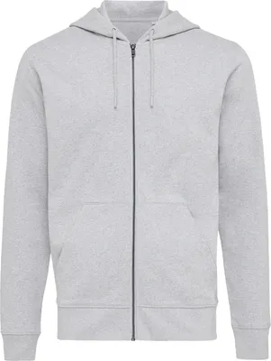 Produktbild von Iqoniq - "Abisko" Hoodie mit durchgehendem Reißverschluss für Herren/Damen Uni XD867 (3XL) (Grau meliert)