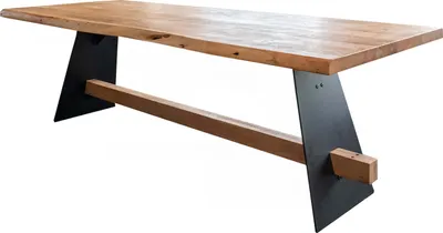 Produktbild von KAWOLA Esstisch ARBORIO Akazie massiv Natürliche Baumkante 240x100cm
