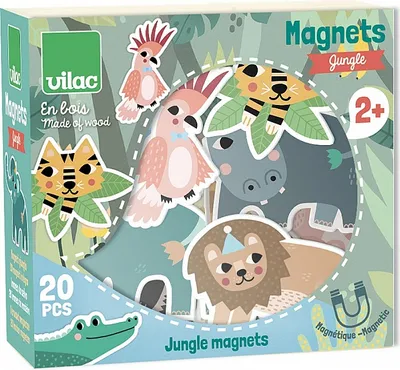 Zdjęcie produktu dla Drewniane magnesy Vilac Jungle