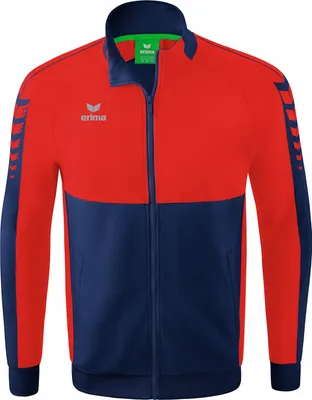 Produktbild von Erima Six Wings Worker Jacke New Navy/Rot Junior - 116