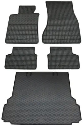 Produktbild von Rigum Gummi Fußmatten + Kofferraumwanne im Set für 5er BMW G31 Touring