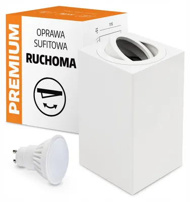 Produktbild von Elektrosalon Deckenleuchte Aufputz Schwenkbar GU10 LED