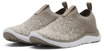 Obrázok produktu pre PUMA dámske bežecké topánky Softride Remi, slip-on, pletené, model Wn'sRoad, farba: sivá (Mausgrau), vzor: Alpine Snow