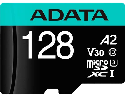 Obrázek produktu pro ADATA Premier Pro, 128 GB, MicroSDXC, Třída 10, UHS-I, 100 MB/s, 80 MB/s