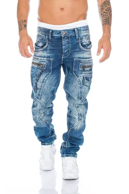 Produktbild von Cipo & Baxx Herren Jeans BJ11780 Blau, W33/L34