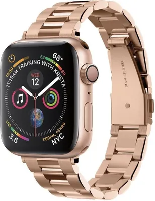 Produktbild von Spigen 061MP25944, Band, Smartwatch, Roségold, Apple, Apple Watch Series 5 / 4 (40mm), Edelstahl