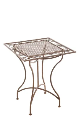 Obrázek produktu pro Kovový stůl GS19599 - Hnědá antik