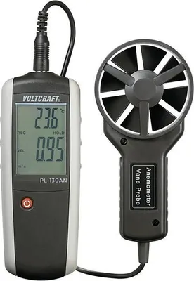 Obrázek produktu pro Voltcraft® PL-130 AN Anemometer 0.40 - 30.00 m/s (PL-130 AN)