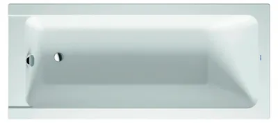 Produktbild von Duravit Badewanne D-Code 170 x 75  x 42 cm Einbauversion, Ablauf Fußbereich, weiß, 700100000000000