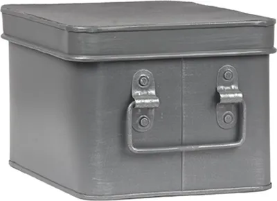 Produktbild von LABEL51 Aufbewahrungsbox Media 22x17x13 cm M Antik-Grau
