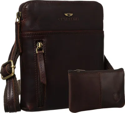 Produktbild von PTN 1902E-OPU-0314 Braune Ledertasche