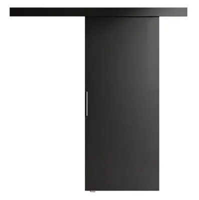 Produktbild von Schiebetür RICO, Schwarz, Soft-Close-System, 106 cm, Griff: Silber