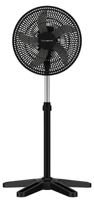 Zdjęcie produktu dla Rowenta Turbo Essential VU3110F0, Wentylator domowy z łopatkami, Czarny, Podłoga, 58 dB, 40 cm, 2220 m³/h