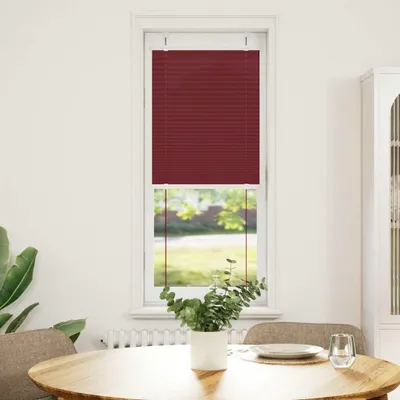 Immagine prodotto di vidaXL Tenda plissettata rosso bordeaux 40x100 cm larghezza tessuto 39,4 cm poliestere