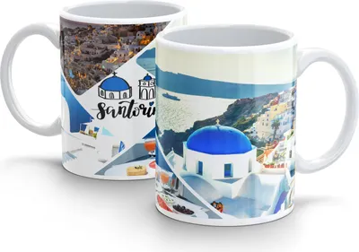 Obrázek produktu pro Hrnek 300ml Holiday Travel Collection v8 Santorini Greece