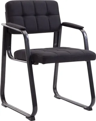 Produktbild von Besucherstuhl HLO-CP22 B Stoff schwarz