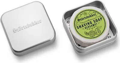 Produktbild von Rasierseife & Seifendose Set – Bergamotte