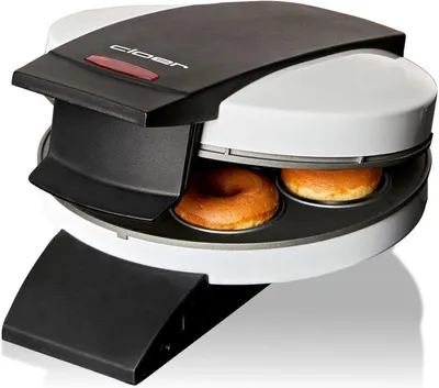 Obrázok produktu pre Cloer 6121, Výrobník šišiek, 6 donuts, Čierna, Biela, 520 W, 220-240 V, 1,44 kg