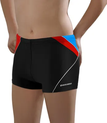 Produktbild von Sesto Senso Jungen Badehose – eng anliegende Schwimmshorts BD 632 – Schwimmhose Kinder 12 Jahre 152 – Schwarz