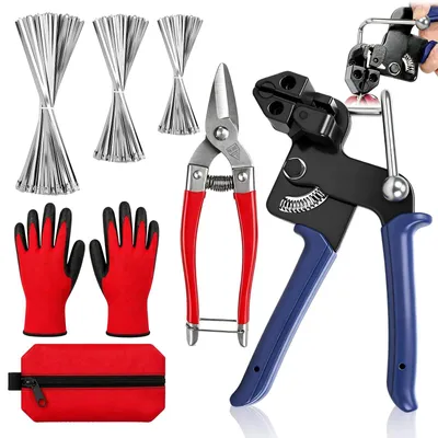 Produktbild von Kabelbinder-Set mit Befestigungspistole - 155 Stück - Edelstahl