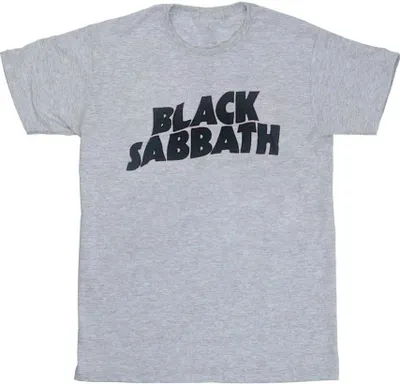 Black Sabbath Typo Cross Damen T-Shirt - Lila Band Shirt Kurzärmlig