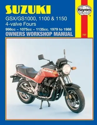 Obrázek produktu pro Suzuki GS/GSX1000, 1100 & 1150 4-valve Fours (79 - 88) Haynes Repair Manual