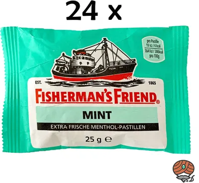 Produktbild von Fisherman's Friend Mint Pastillen 24 x 25 g