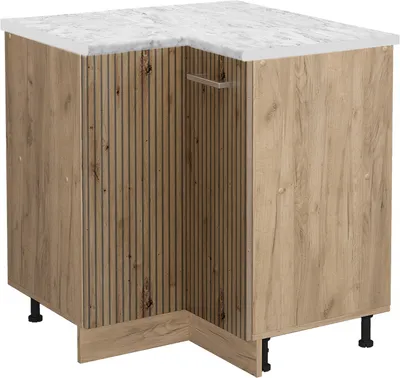 Zdjęcie produktu dla Szafka narożna Vicco R-Line Dąb rzemieślniczy 75.6 cm BP Marmur, Model 49130