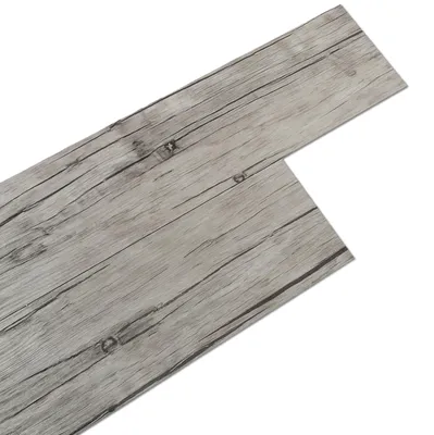 PVC-Vinylboden selbstklebend 5 m² Holzoptik hellbraun 36 Stück