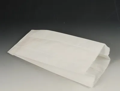 Produktbild von PAPSTAR Papierfaltenbeutel Maße: (B)150 x (T)70 x (H)350 mm weiß 1.000 Stück
