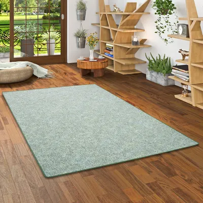 Produktbild von Schlingen Teppich Memory Grün Meliert, Größe:160x200 cm