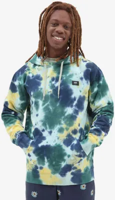 Produktbild von Blaugrüner Batik-Kapuzenpullover für Männer VANS - M