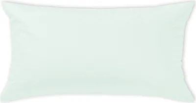 Produktbild von Curt Bauer Uni-Mako-Satin Kissenbezug einzeln Dessin 0000 Farbe silberjade-3491 Größe 70x90cm
