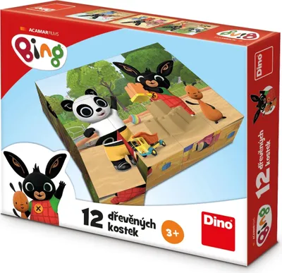 Produktbild von DINO Bing Bilderwürfel, 12 Würfel