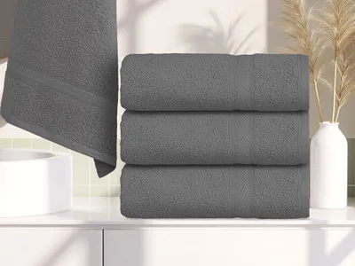 Produktbild von Handtuch CLARYSSE ELEGANCE 60x110 cm grau, 100% Baumwolle