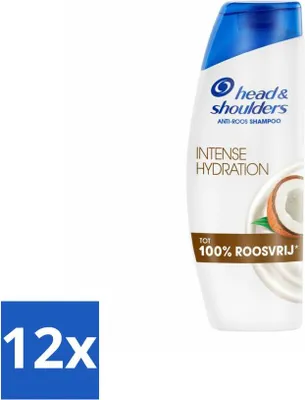 Produktbild von Head & Shoulders - Shampoo - Intensive Feuchtigkeitsversorgung - 100 % schuppenfrei - 300 ml - Vorteilspack - 12 Stücke