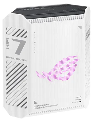 Produktbild von ASUS GS-BE7200, Wi-Fi 7 (802.11be), Dual-Band (2,4 GHz/5 GHz), Ethernet/LAN, Weiß, Schwarz, Tabletop-Router