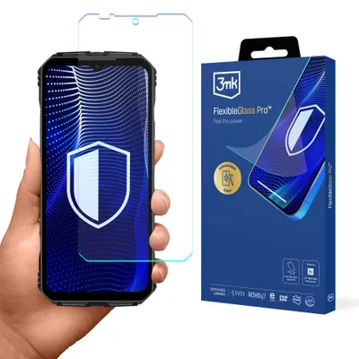 Immagine prodotto di 3mk FlexibleGlass Pro Doogee V Max Pro Vetro Ibrido Infrangibile Trasparente