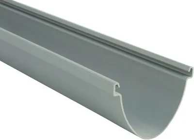 Produktbild von Marley Dachrinne Duplex NW 80 mm, 3 m, oval, grau
