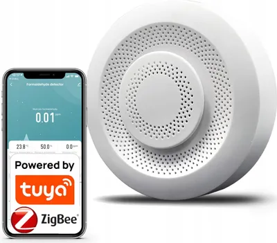 Image de Tuya Zigbee Capteur de température de l'air Détecteur de CO2 VOC